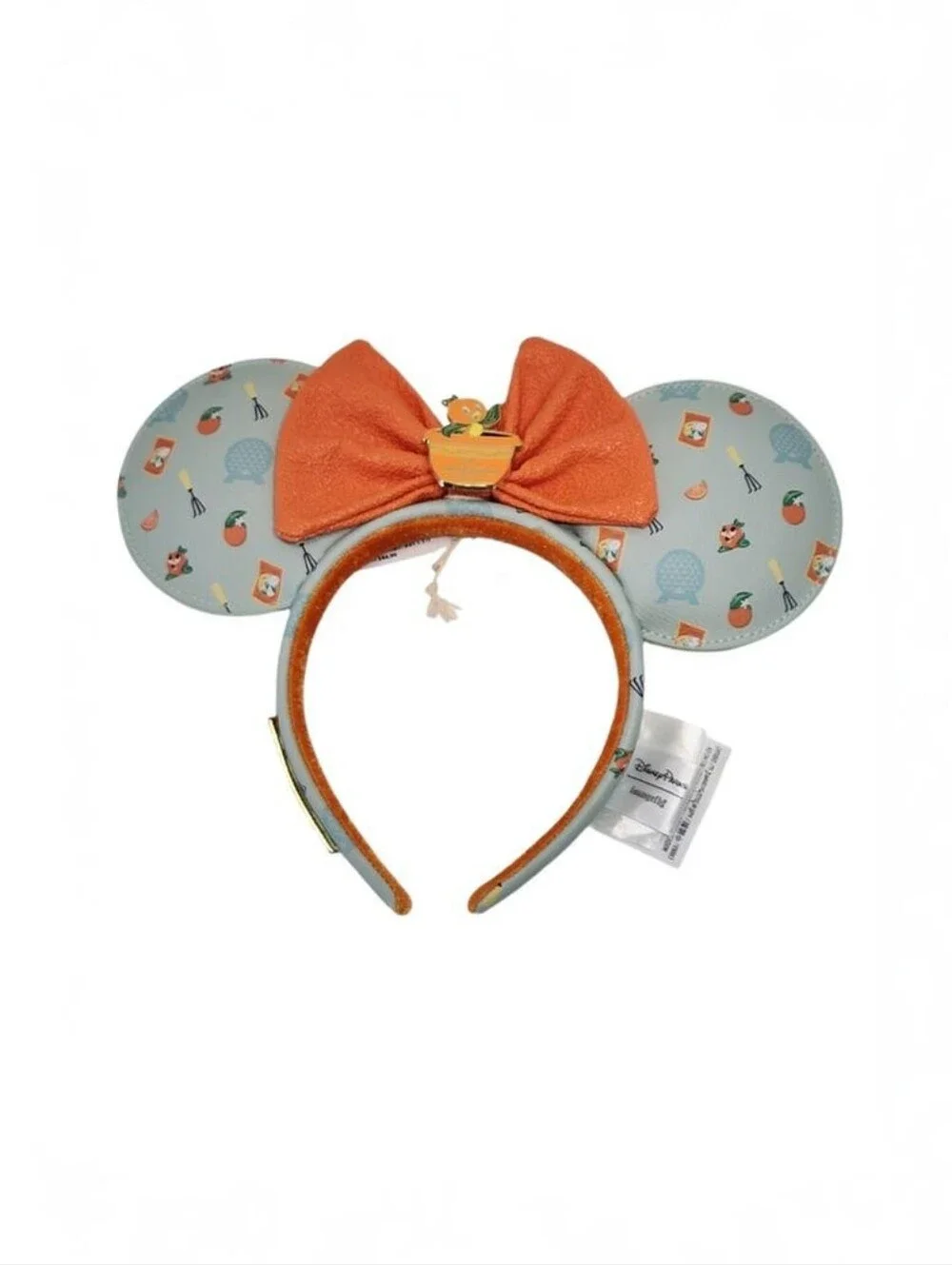 Disney Loungefly 2024 Epcot Flower & Garden Orange Bird Ears Headband - NWT
